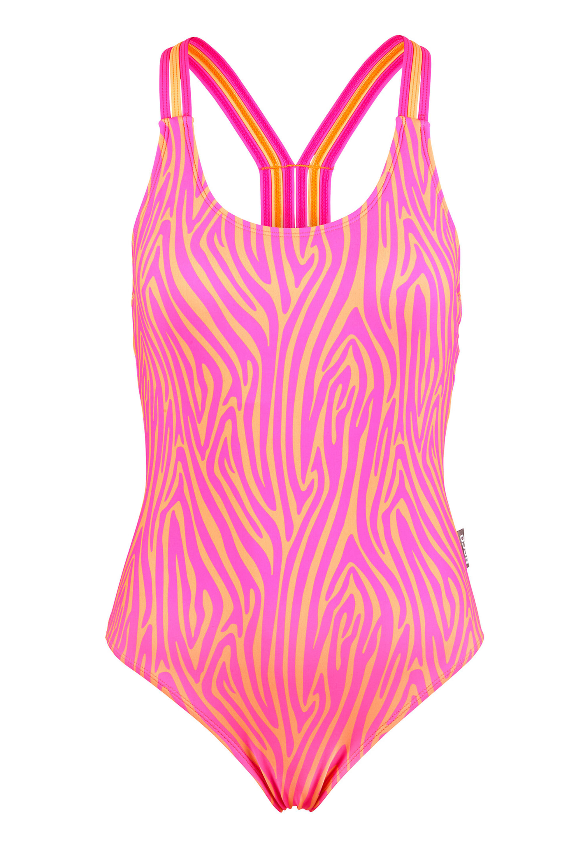 Costum de baie Beco Zebra Vibes | cupa B | Roz/portocaliu