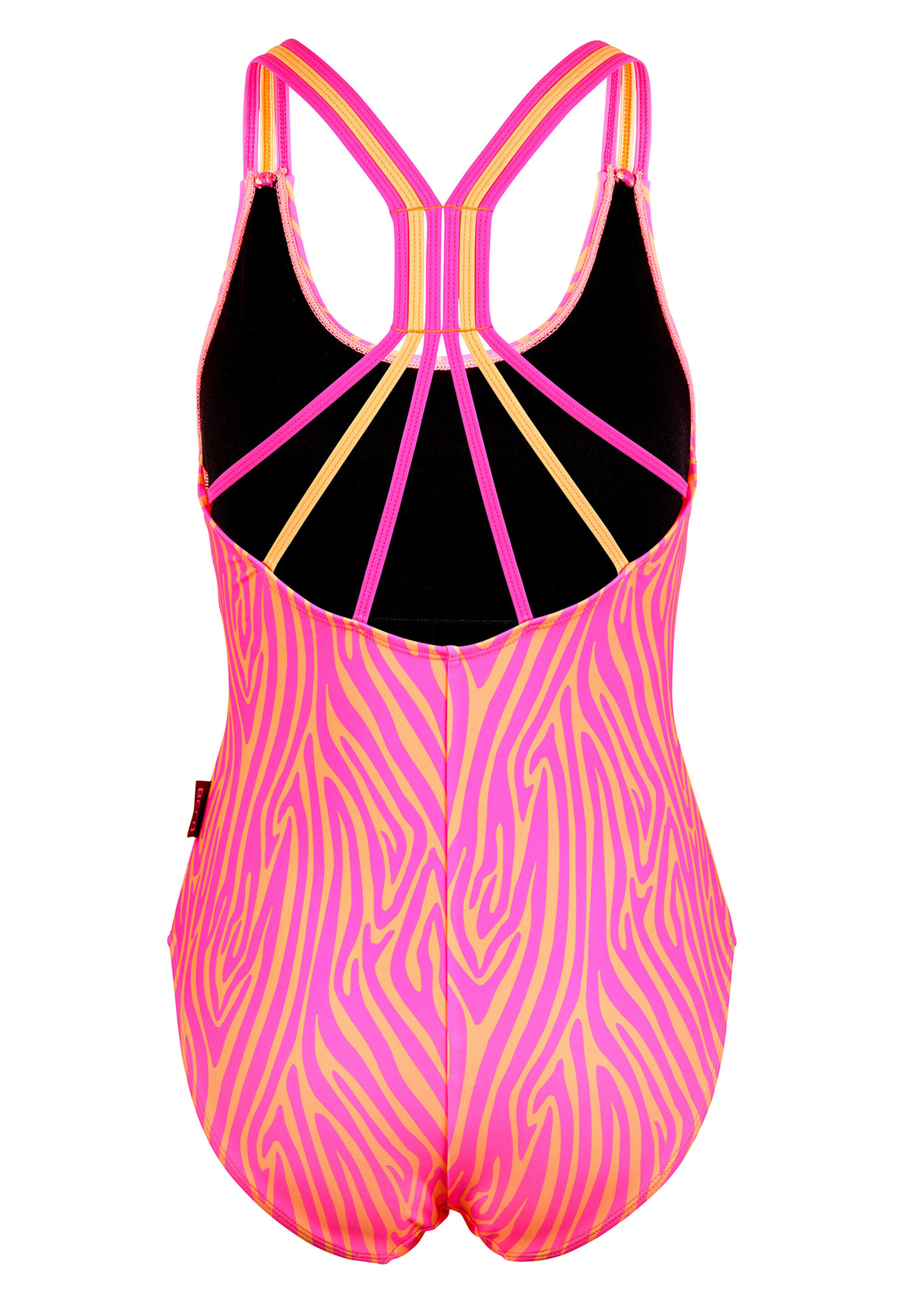 Beco Zebra Vibes Swimsuit | B-cup | Pink/orange 3/5