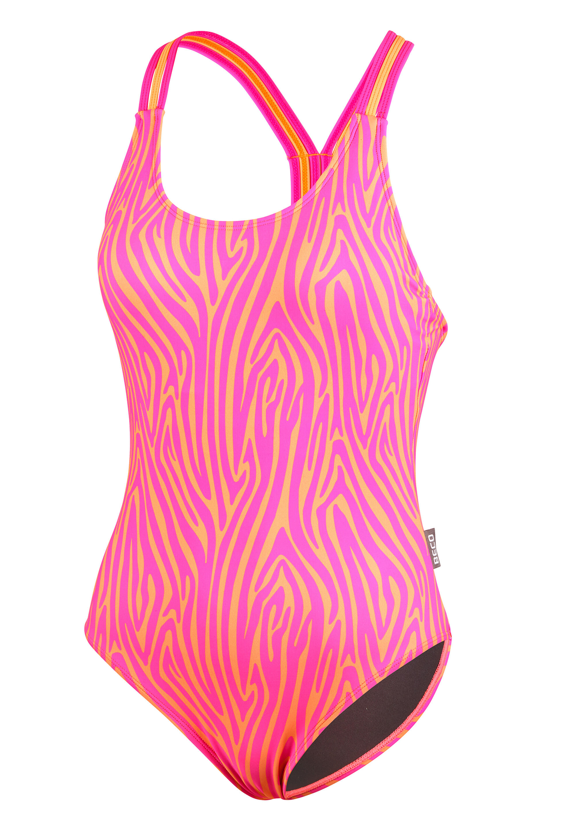 Beco Zebra Vibes Swimsuit | B-cup | Pink/orange 2/5