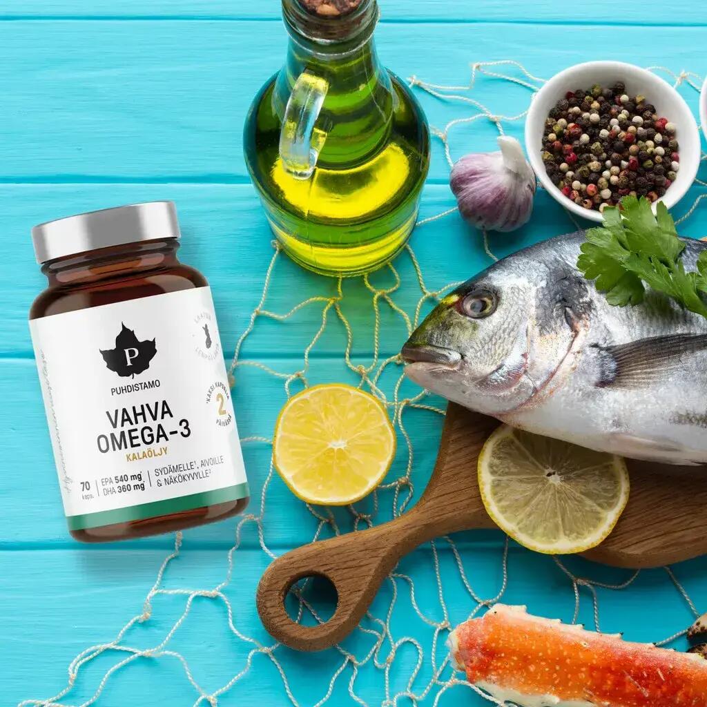 Erős Omega-3, 70 kapszula 2/5