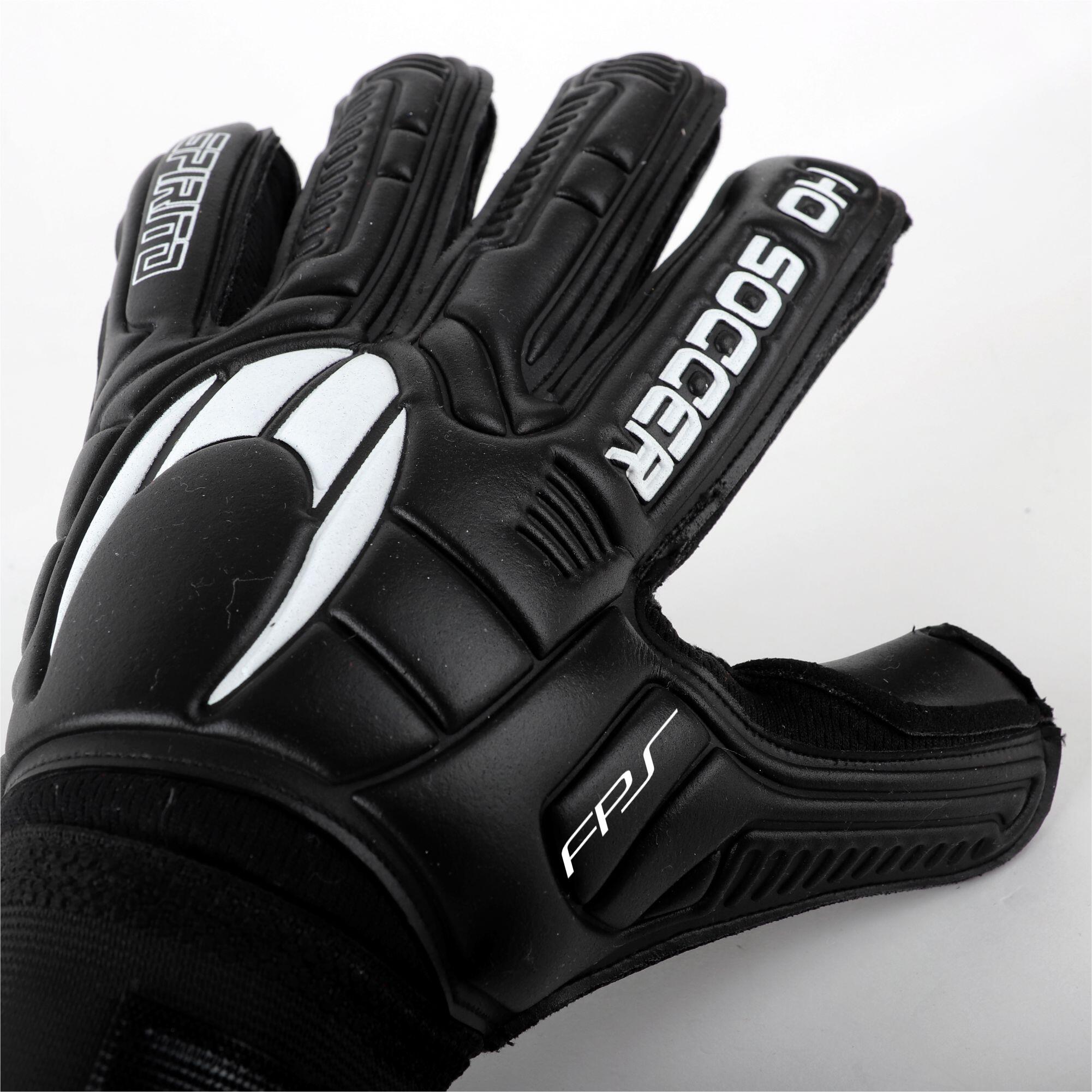 Guanto da portiere con protezioni Ho Soccer per Adulti Spirito Flat Nero 5/7