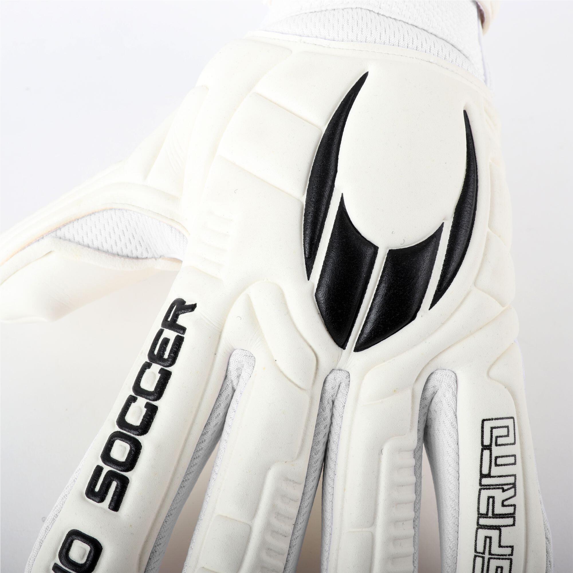 Guanti da portiere Ho Soccer per Bambino Spirito Negative Bianco 5/7