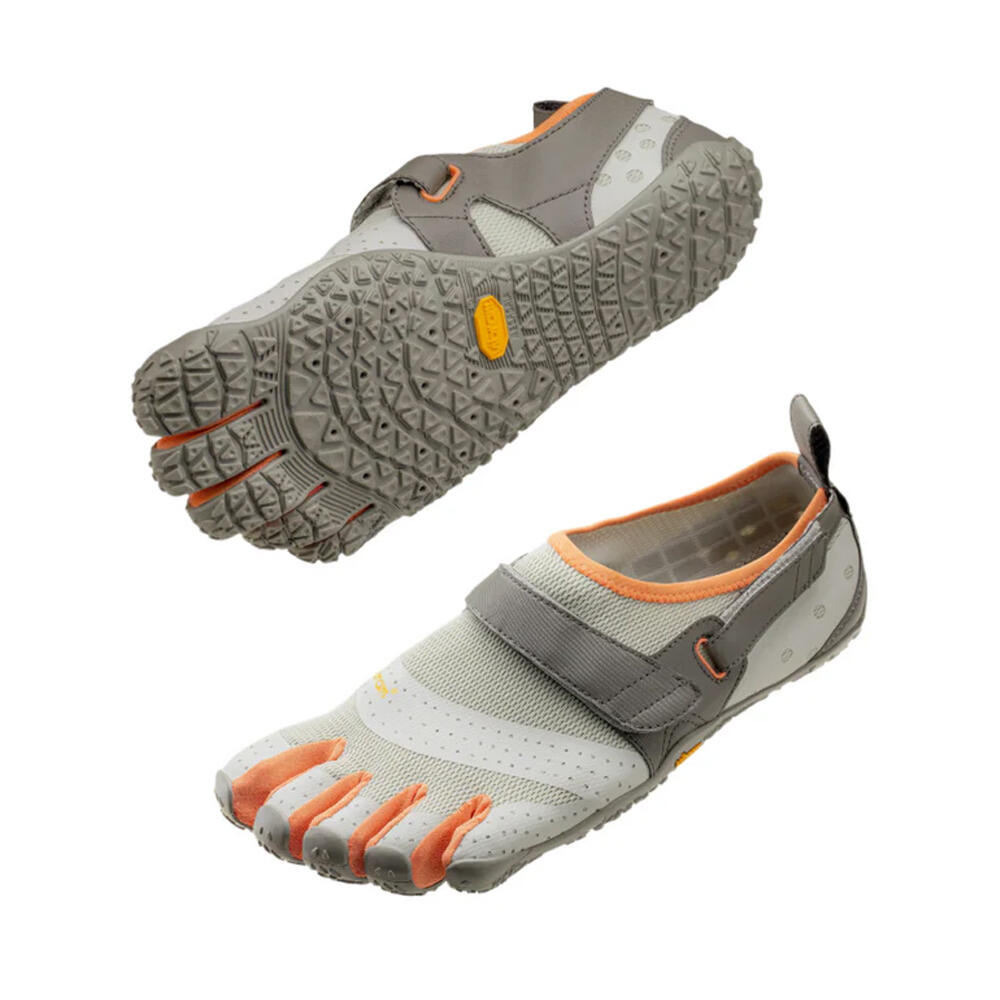 grey / orange