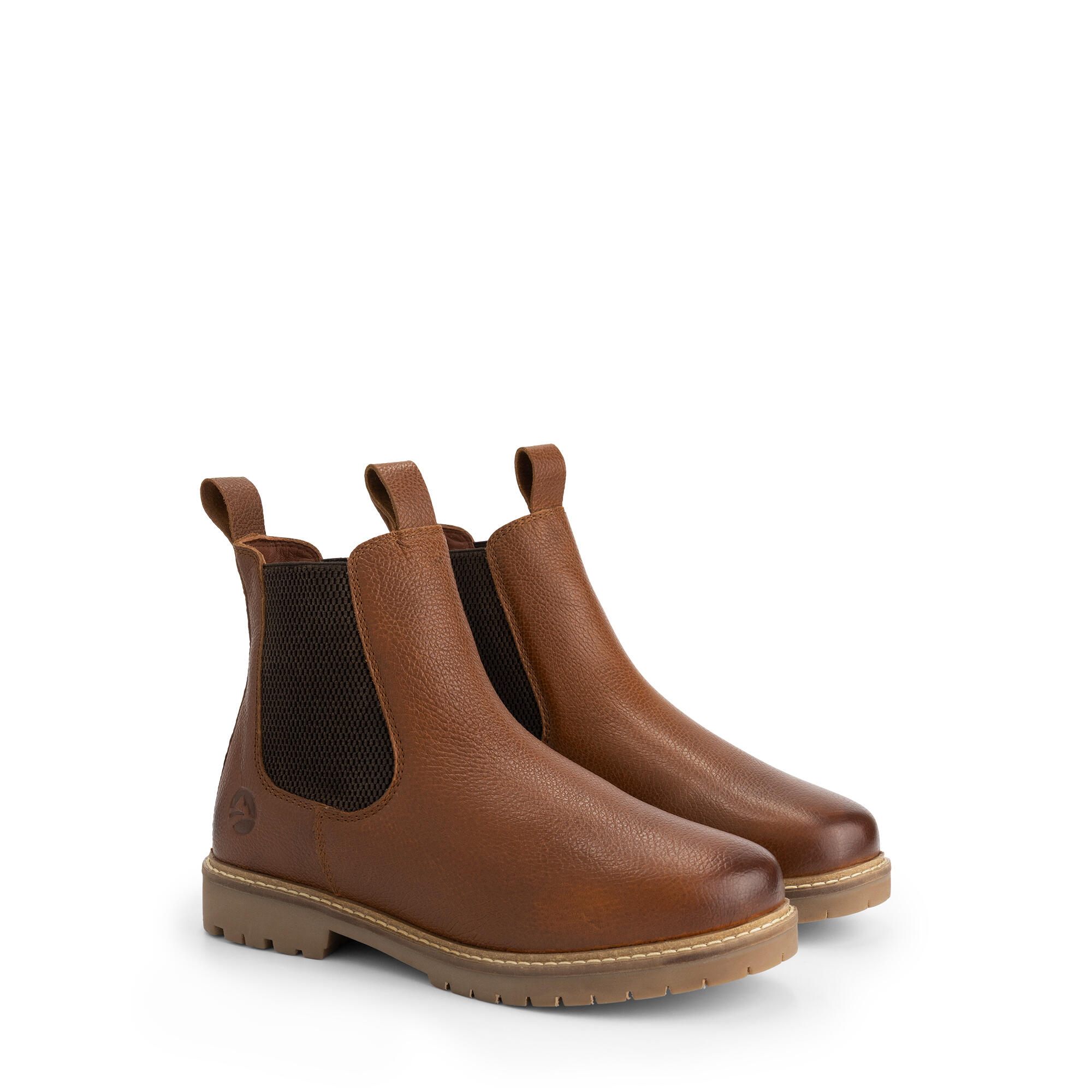 Travelin' - Romstad Femmes - Bottines Chelsea - Doublure En Laine - Cognac - Bottes - Marron - Decathlon