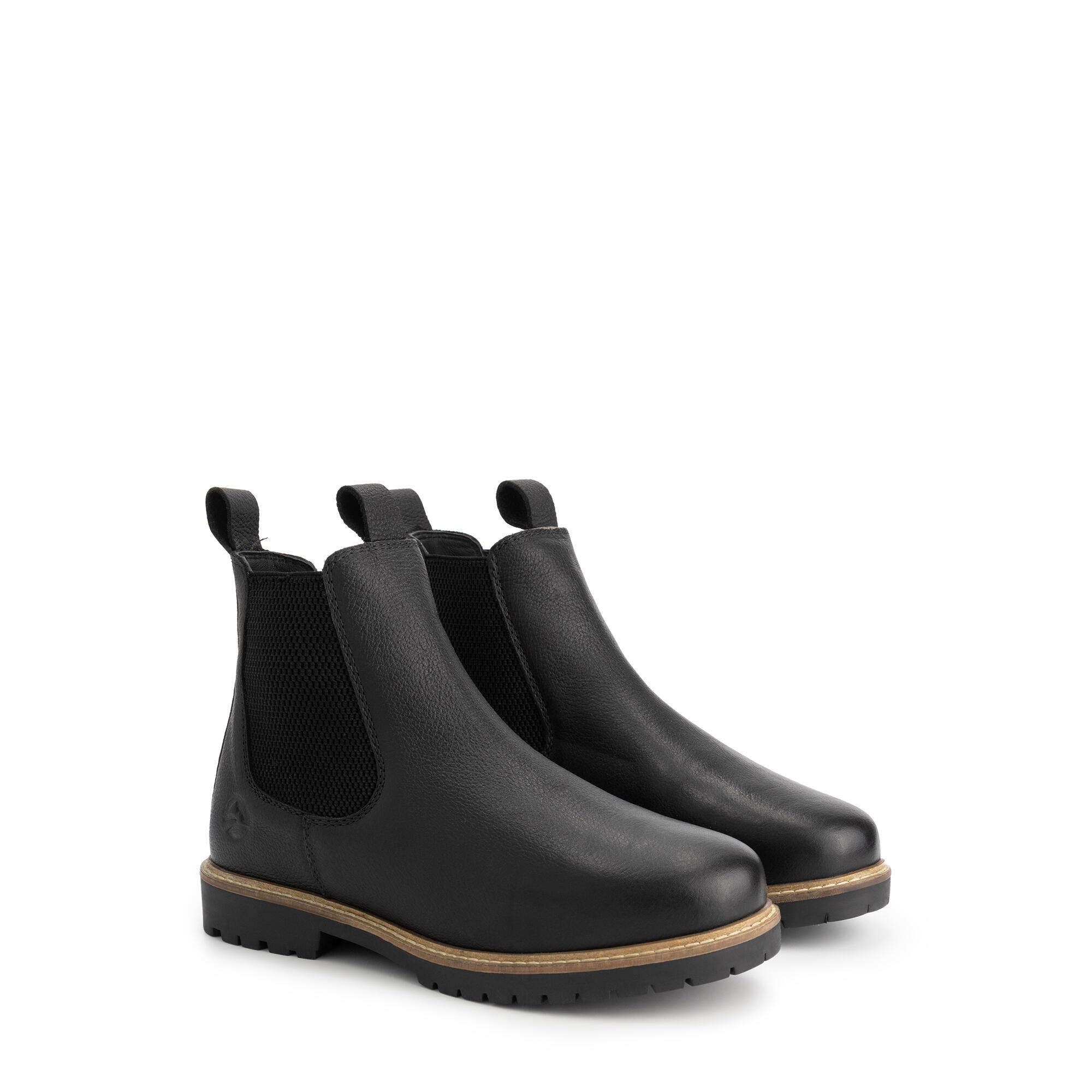 Romstad Dames - Chelsea boots - Wolgevoerd - Zwart