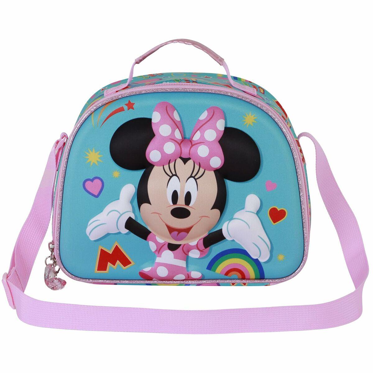 Portameriendas Térmico 3D Minnie Mouse Azul 2/4