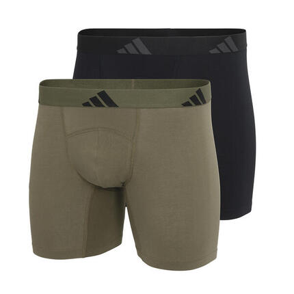 Lot de 2 boxers longs ergonomiques homme Active Flex Cotton Sport