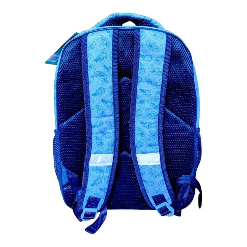 Rucsac, 42x30x17 cm, cu trei compartimente si doua buzunare laterale, Stitch