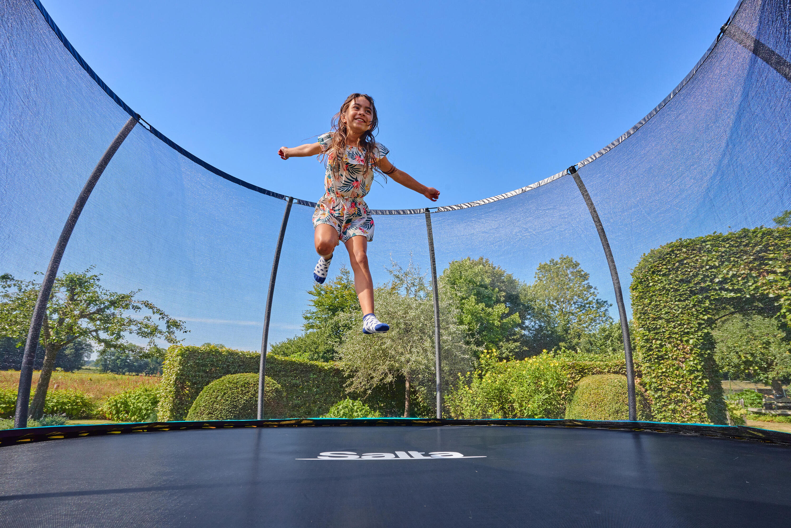 Cosmos - ø366cm - Trampoline inclusief ladder - Zwart 6/8