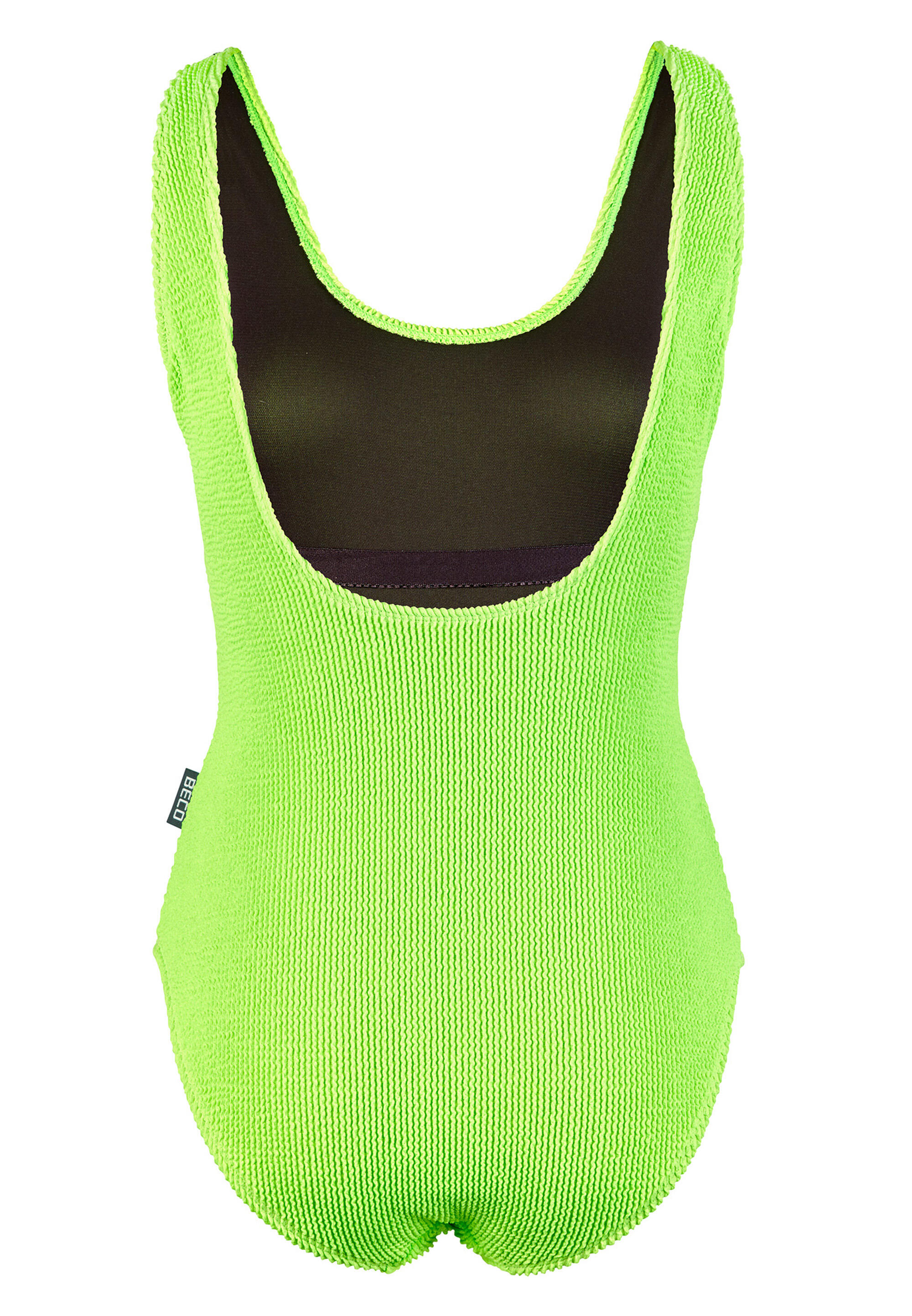 Beco Crinkle Swimsuit | Neon Green 3/5