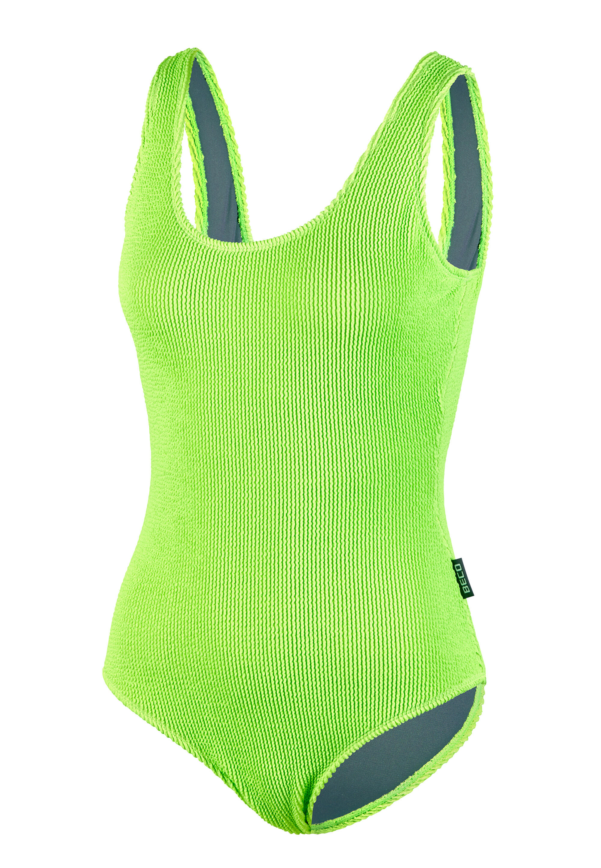 Beco Crinkle Swimsuit | Neon Green 2/5
