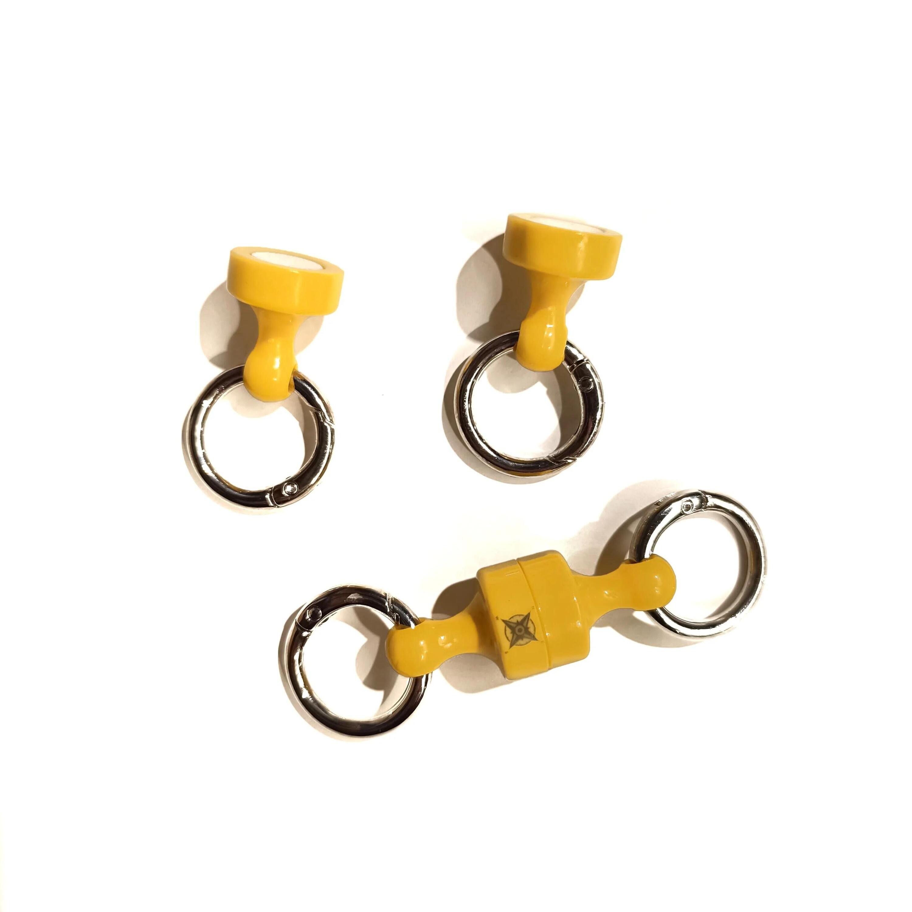 FishXplorer - Clip magnétique - Aimant pour épuisette - résistance 3,5kg (pack d 2/2