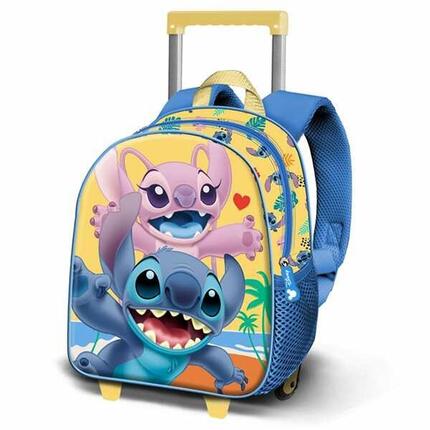 Mochila Infantil Stitch Azul