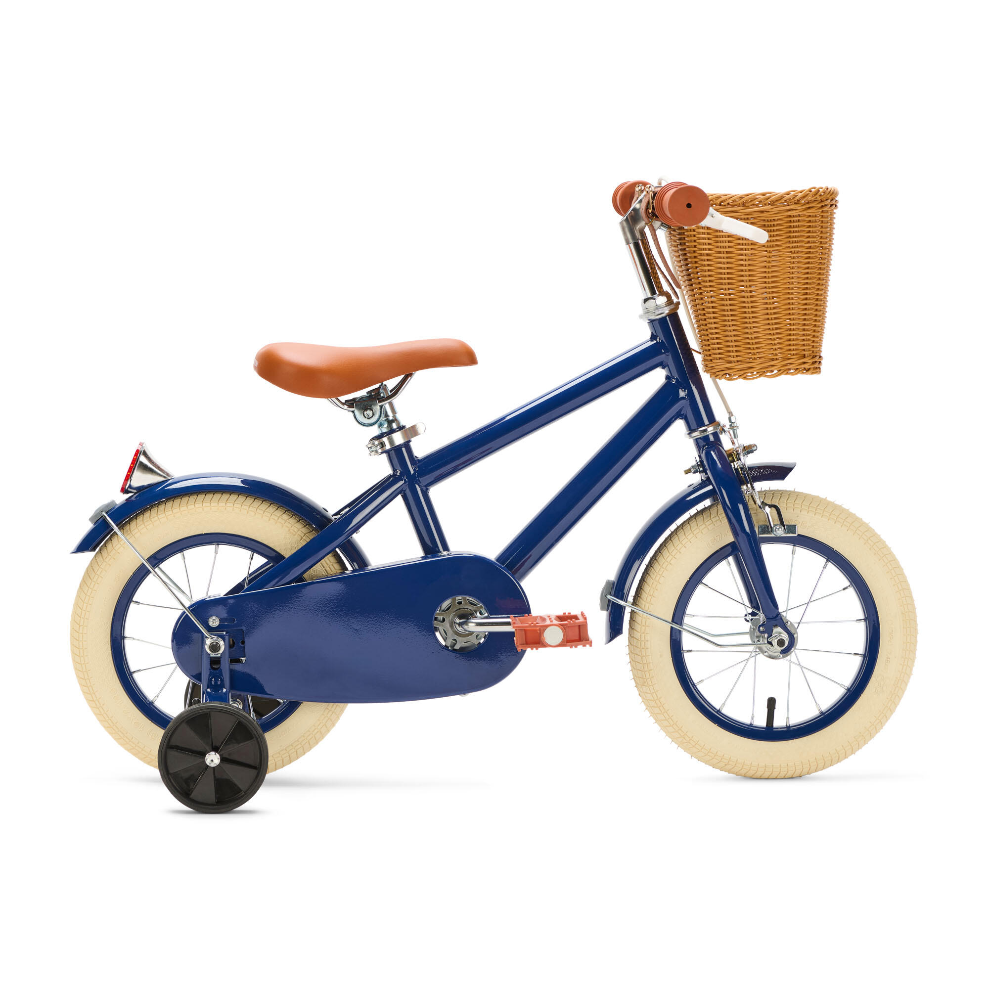 Generation retro 12" azul – bicicleta infantil com cesto