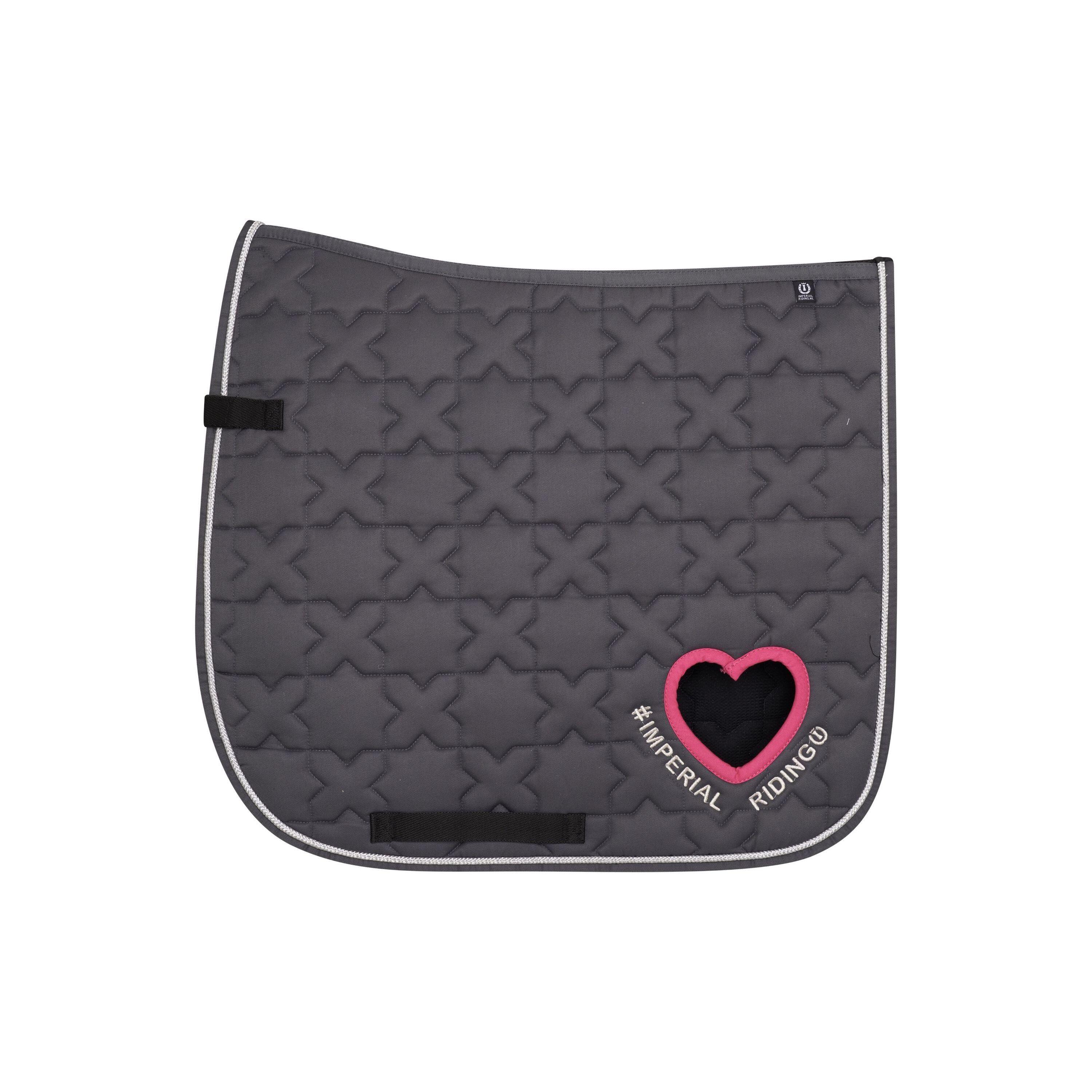 Imperial Riding - Tapis De Selle De Dressage Pour Cheval Imperial Riding Symbol - Tapis De Selle - Gris|marron - Cob - Decathlon
