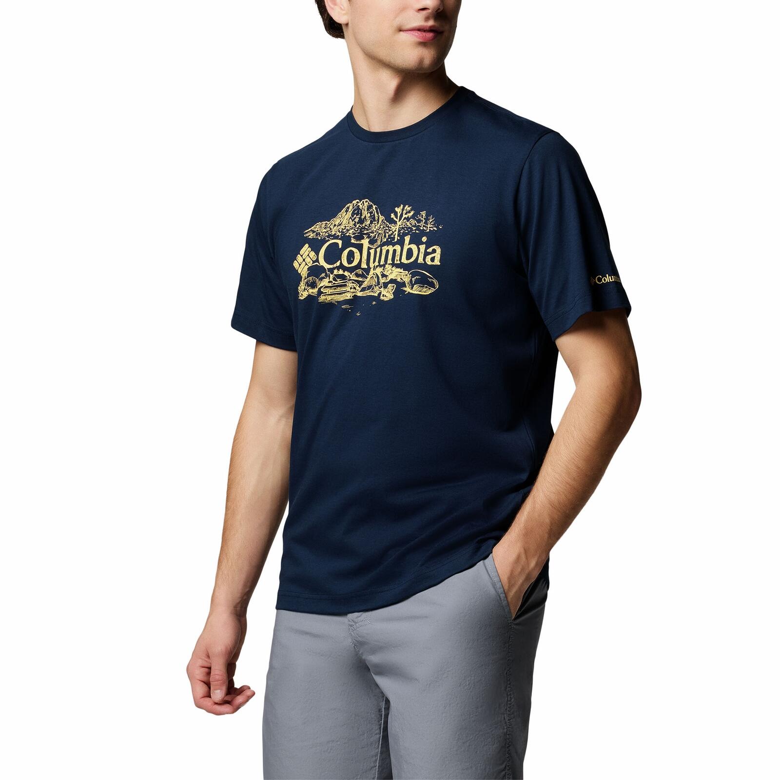 COLUMBIA Koszulka męska Kettle River Graphic Tee collegiate navy-L 2/5