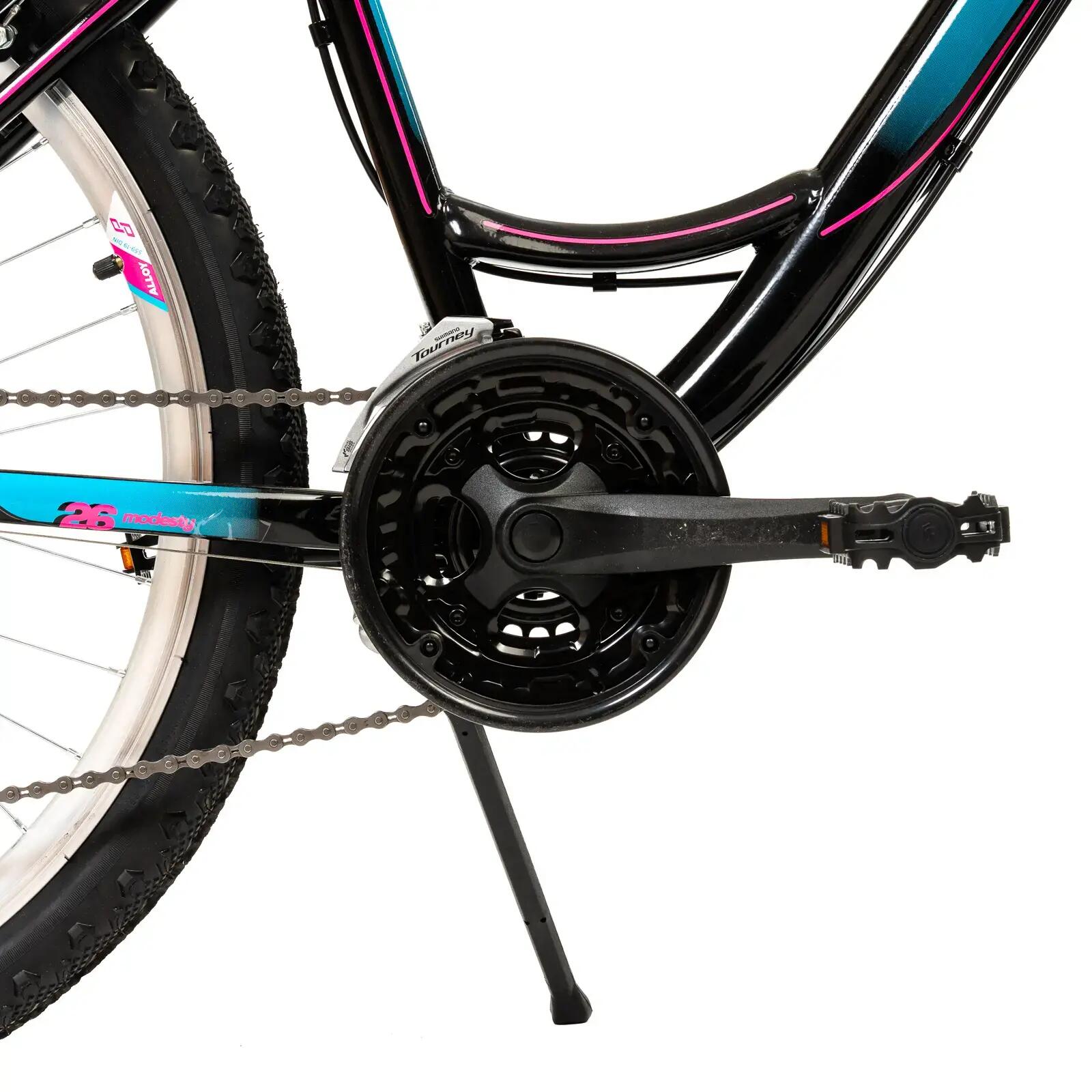 DHS Modesty stadsfiets - 26 inch, zwart 5/10