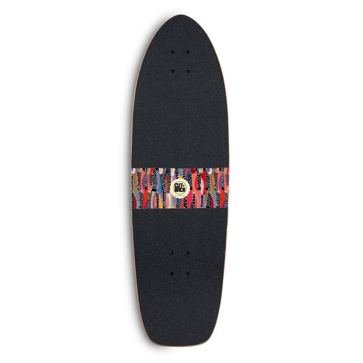 Deck Cutback Surfskates Feather 34" 2/3