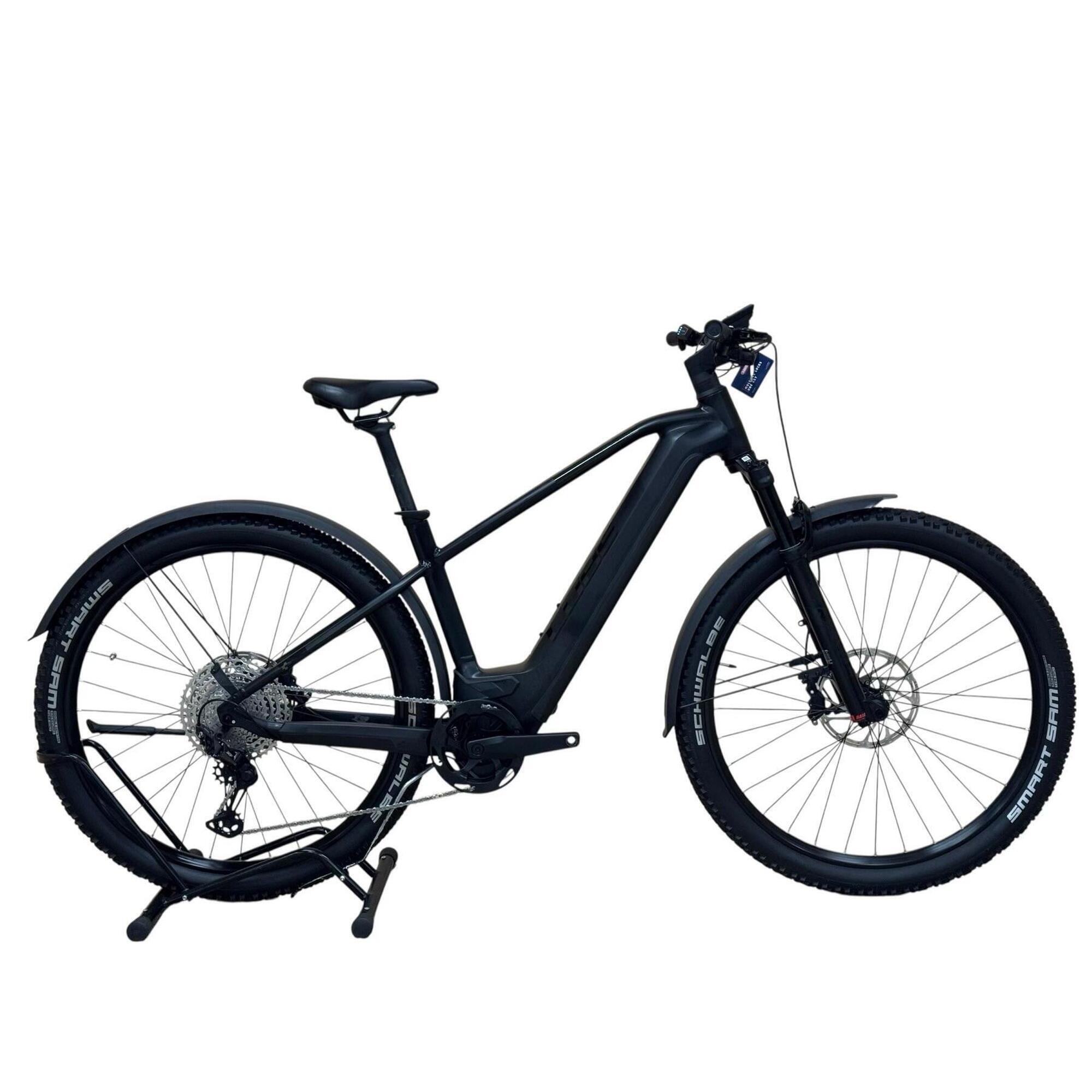 Cube - Reconditionné - Vtt Électrique Cube Reaction Hybrid Slx 750 Allroad - Comme Neuf - Vélo Tout Terrain - Gris|noir - Grand - Decathlon