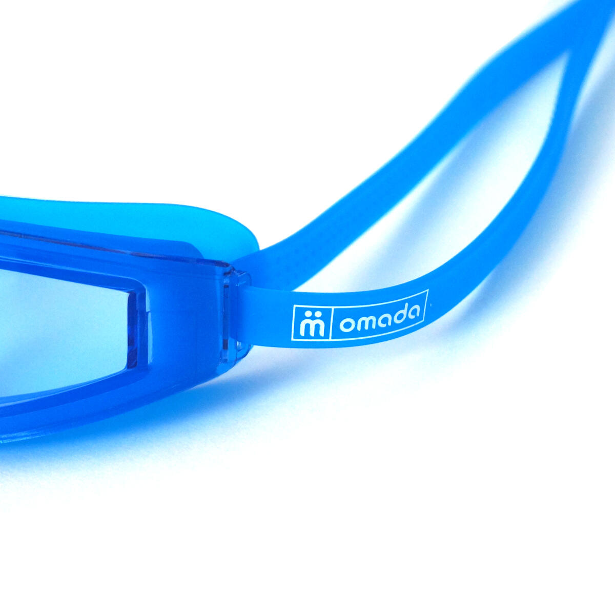 Lunettes de natation Omada Enfant bleu antibuée silicone 2/3