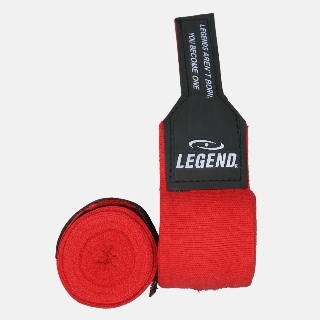 Boksbandages 2,5 Meter Heren/Dames Rood 3/5