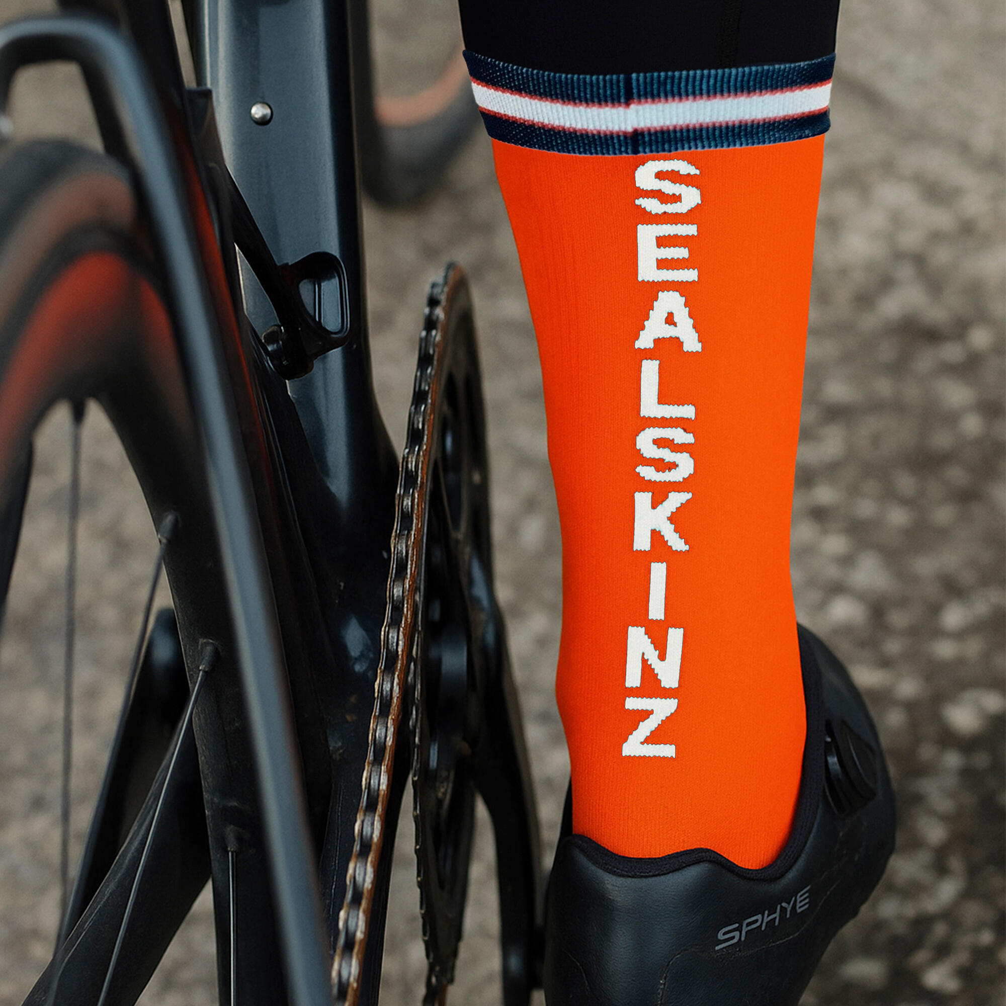 Chaussettes De Cyclisme Mi-longues Monocouche Sealskinz 3/5