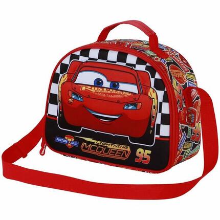 Sac glacière goûter 3D Cars Rouge