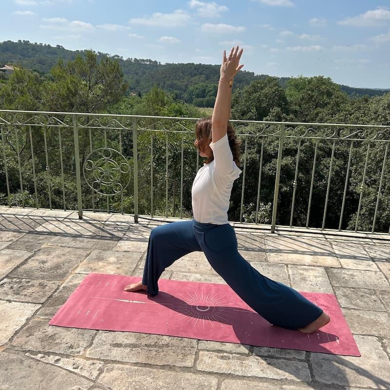 Tapis de yoga et fitness Performance Lune Rose 2/5