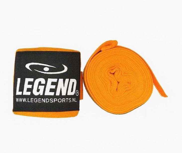 Boksbandages 4,5 Meter Heren/Dames Oranje 2/4