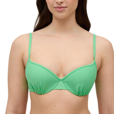 Top bikini aro clásico verde copa C