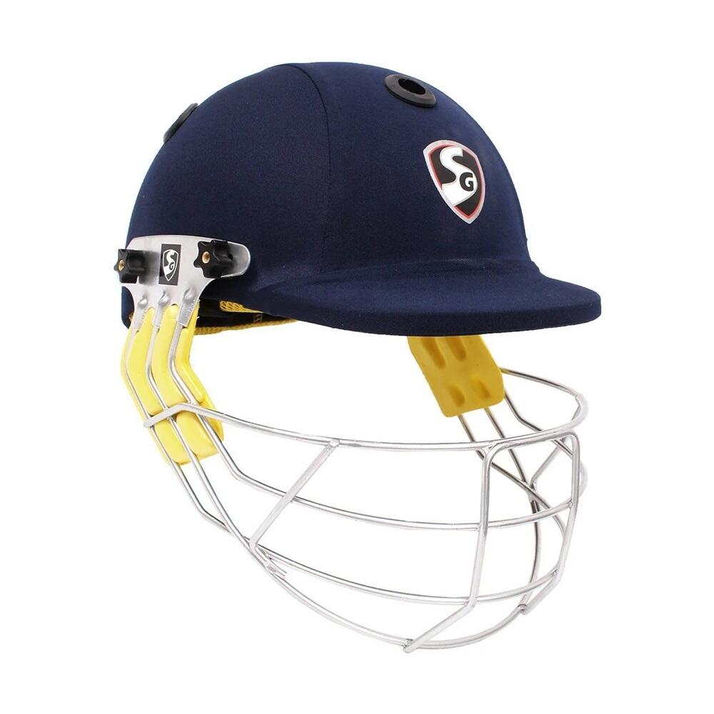 SG SG Smartech Cricket Helmet | Adjustable Steel Grill | Breathable & Lightweight