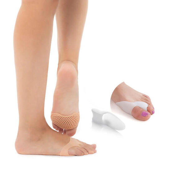 Pack Cuscinetti Metatarsali in Gel di Silicone e Correttore Protezione in Silico