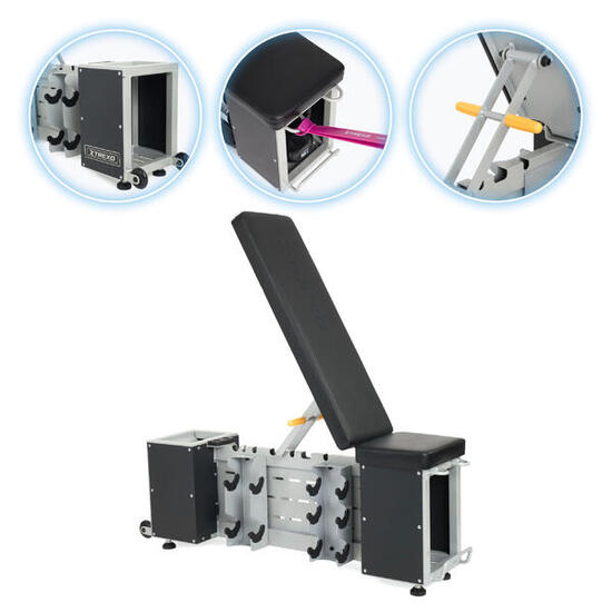 Banc d'entraînement XTREXO Storage réglable