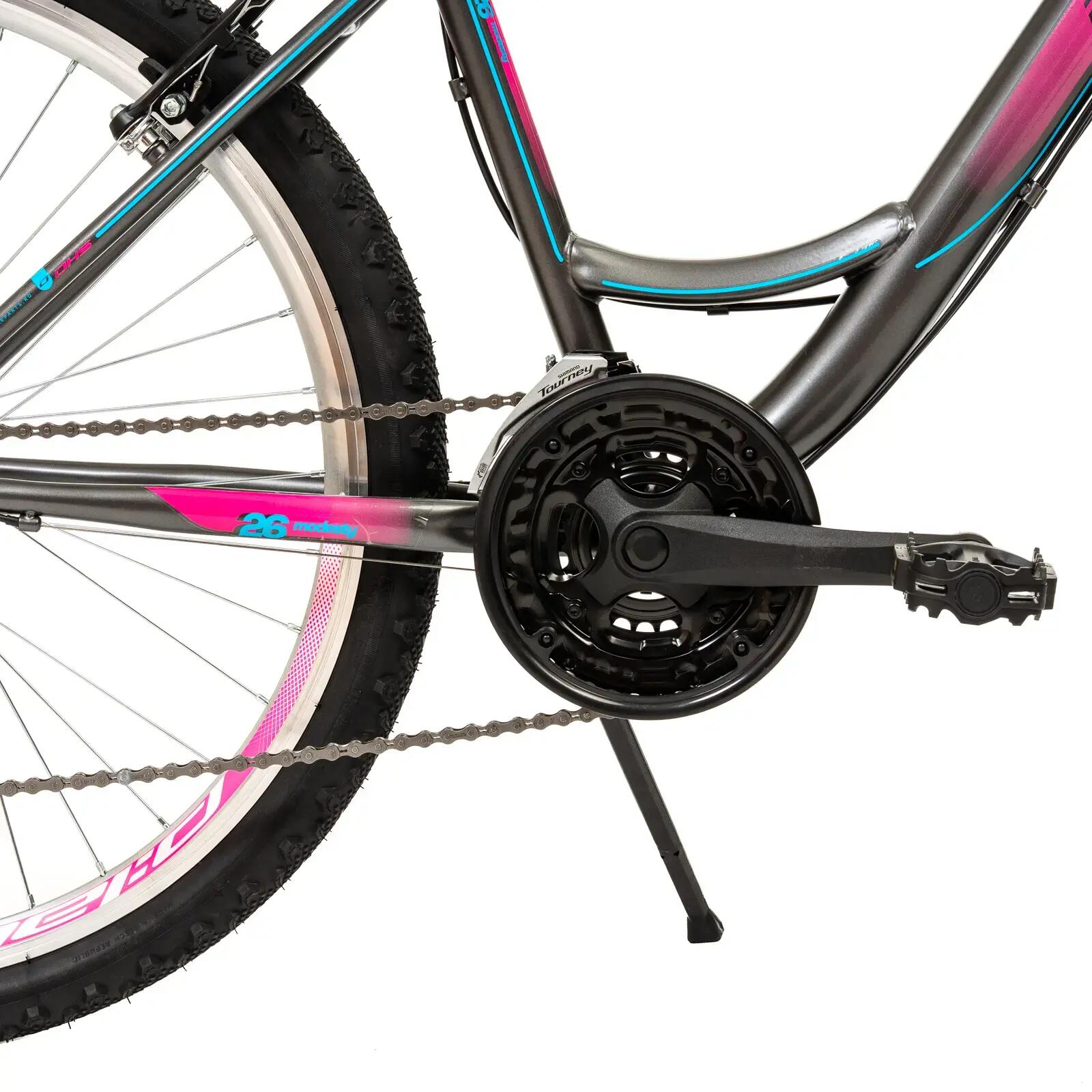 DHS Modesty stadsfiets - 26 inch, grijs 5/10