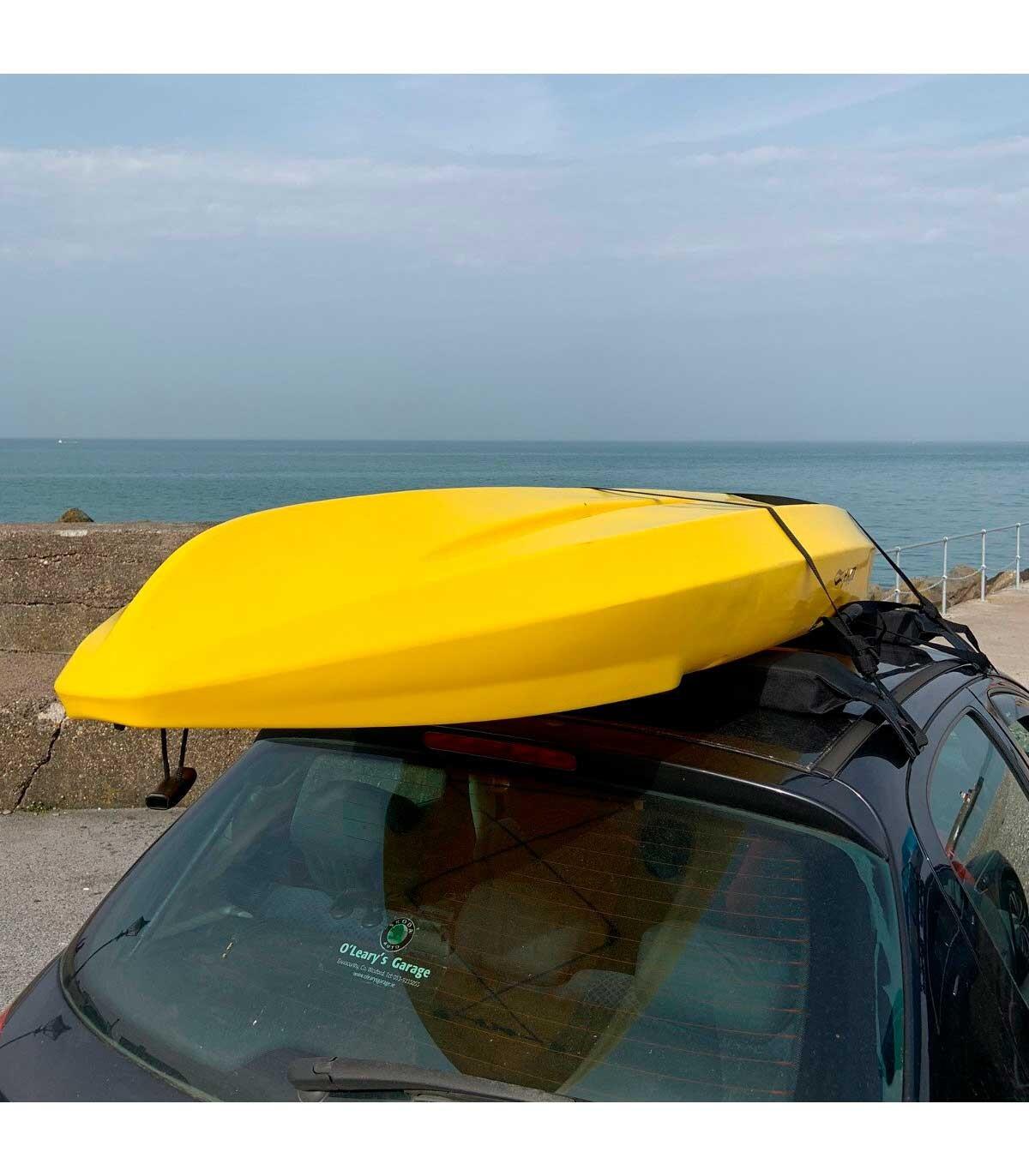 Zachte dakdrager kajak SUP - soft roof rack imperiaal met spanbanden 86 cm 3/5