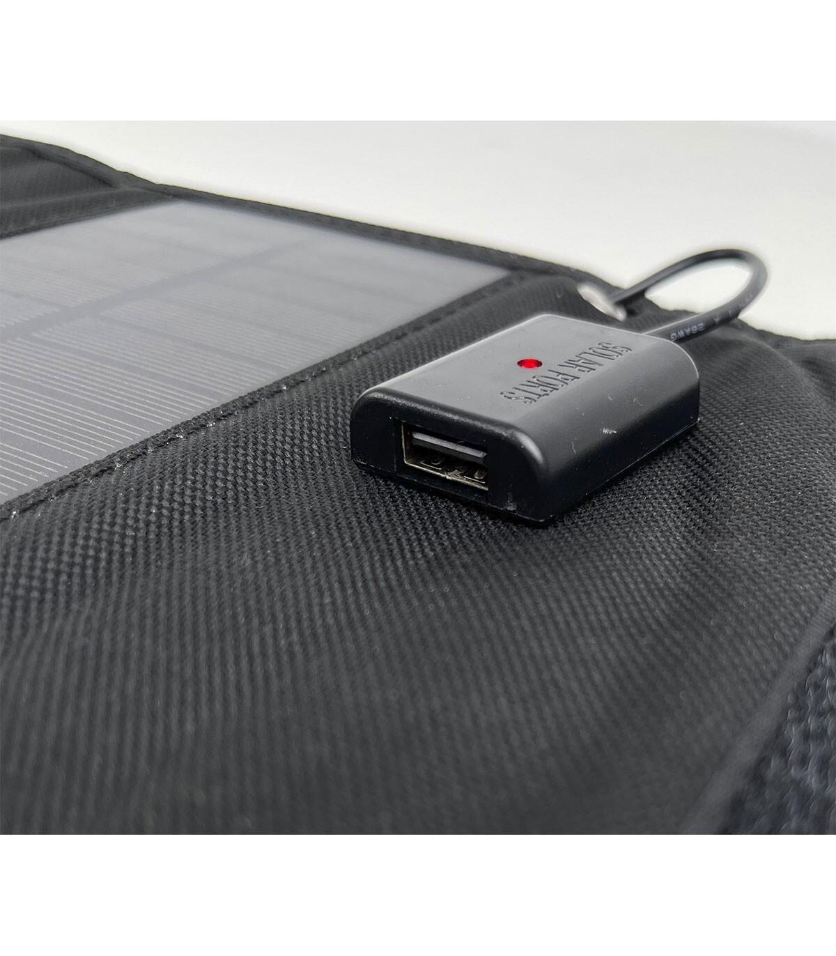 PANEL SOLAR PLEGABLE 15W - USB 5V 4/5