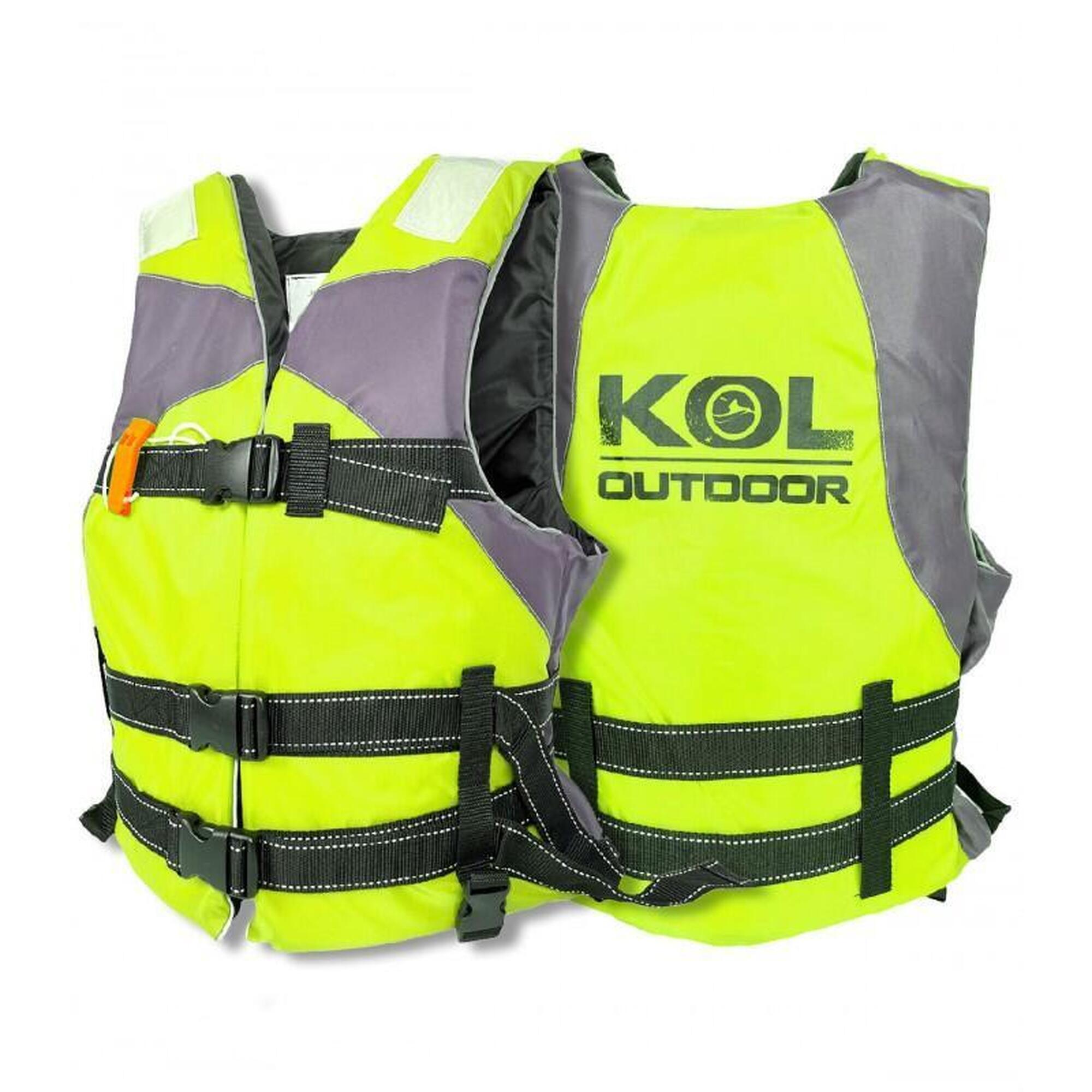 Kol Outdoor - Gilet De Flottabilité Kol 75n - Gilet De Flottaison - Vert - 40 M - Decathlon