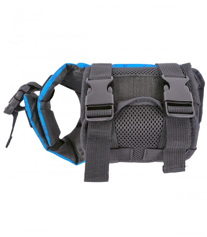 Gilet de sauvetage chien AQUADOG – flottaison kayak SUP, taille S, bleu 3/5