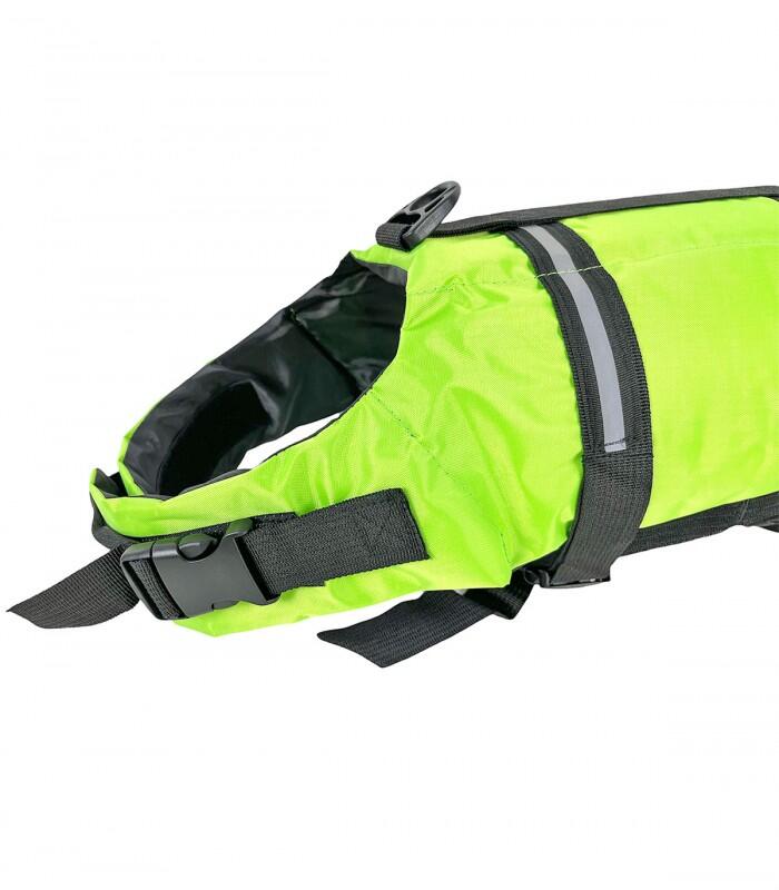 Zwemvest hond AQUADOG – reddingsvest voor SUP & kajak, maat M, groen 2/4