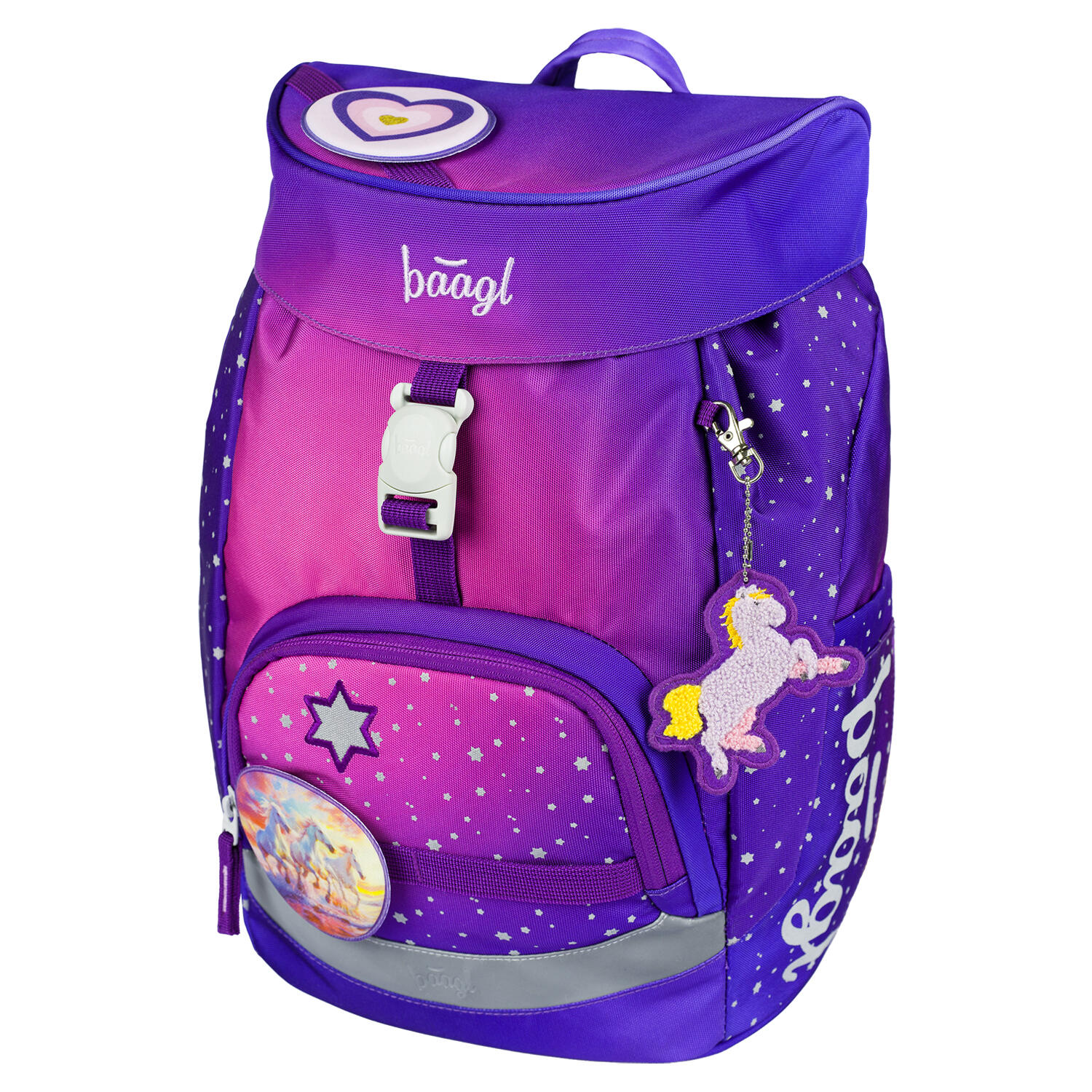 Schulrucksack Airy Pferde-Herz 2/7