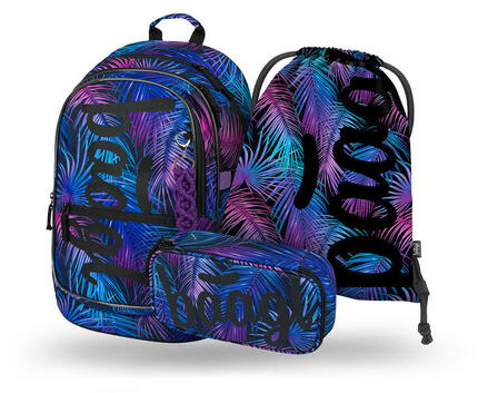 Core Numbers Rucksack-Set 3tlg: Rucksack, Federmäppchen, Turnbeutel