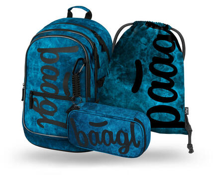 Core Numbers Rucksack-Set 3tlg: Rucksack, Federmäppchen, Turnbeutel