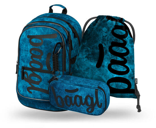 Core Numbers Rucksack-Set 3tlg: Rucksack, Federmäppchen, Turnbeutel