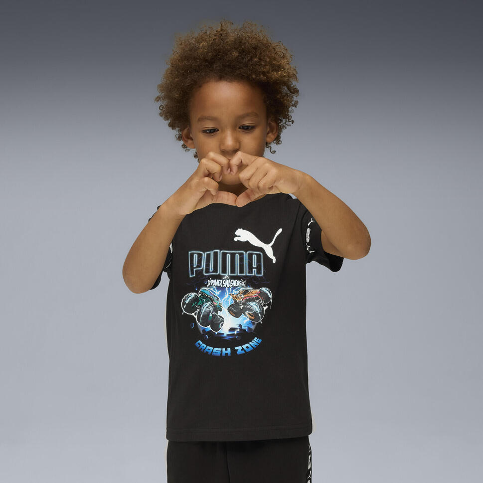 Koszulka dziecięca PUMA × HOT WHEELS™ MONSTER TRUCKS PUMA Black
