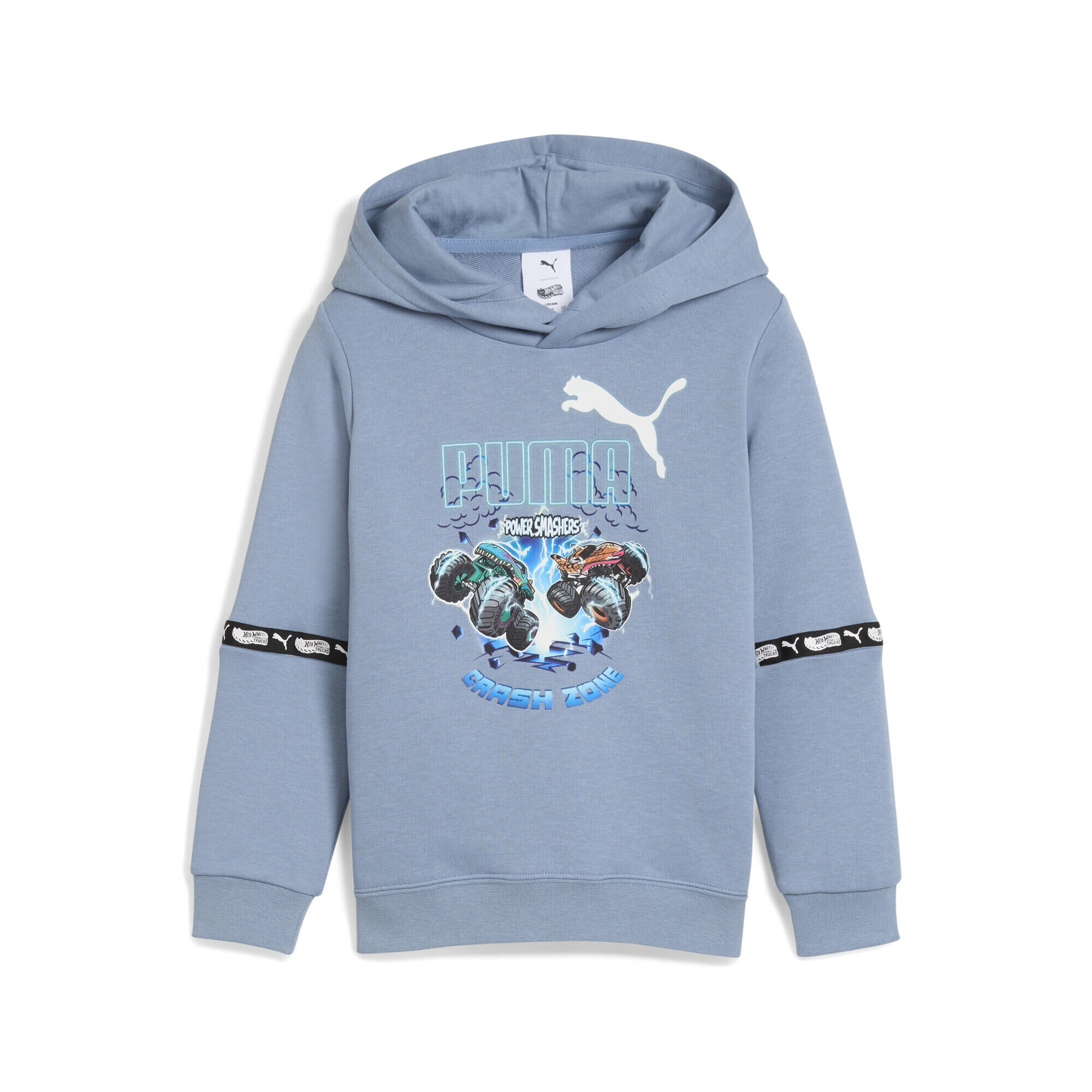 Dziecięca bluza z kapturem PUMA × HOT WHEELS™ MONSTER TRUCKS PUMA Cool Blue