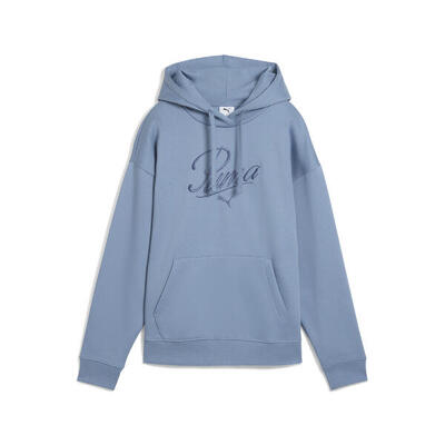 Essentials Script Comfort Hoodie Damen PUMA Alpine Snow White