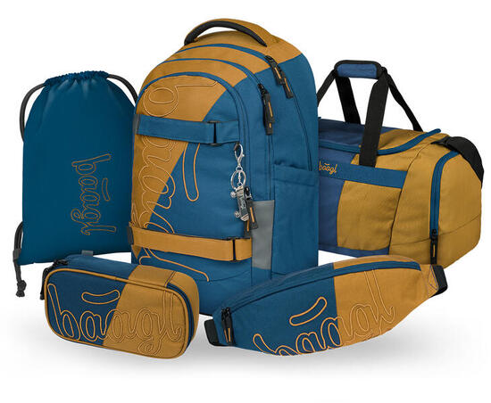 Skate Max Duo Set: Rucksack, Federmäppchen, Turnbeutel, Sporttasche, Bauchtasche