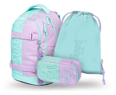 Skate max Sweet Rucksack-Set 3tlg: Rucksack, Federmäppchen, Sportbeutel