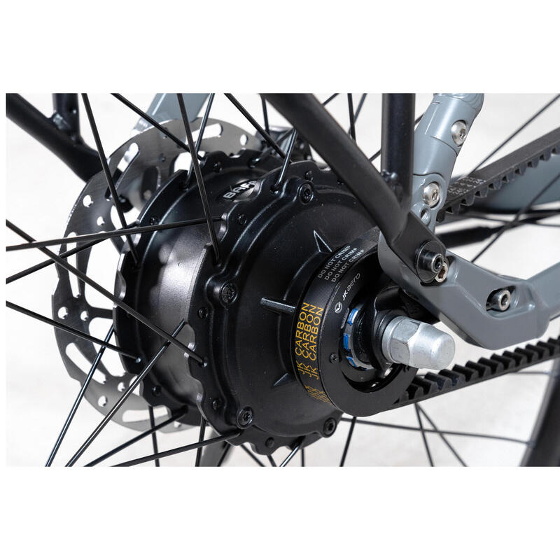 Bicicletă electrică ADO Air30Pro,Transmisie prin Curea,Motor Bafang,LCD,GPS,APP