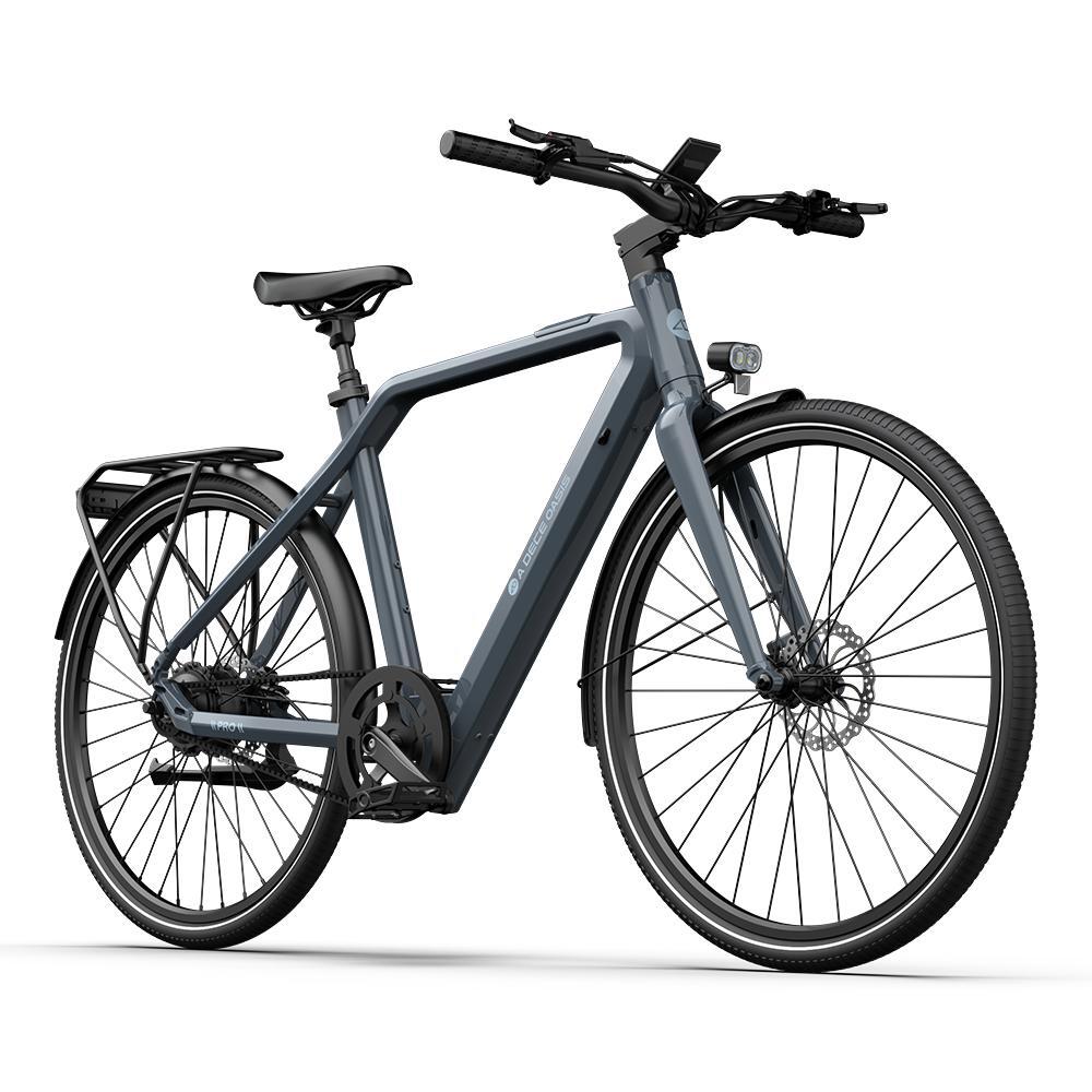 ADO Bici elettrica ADO Air30Pro,Trasmissione a Cinghia, Motore Bafang, LCD, GPS, APP